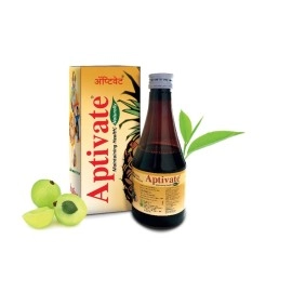 Aptivate Syrup 100% Ayurvedic Appetite stimulant for children | Aptivate Syrup helps Boost Immunity Naturally - (Pineapple flavour, 450ml)