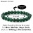 Reiki Crystal Products Natural Green Aventurine Bracelet 8 mm Round Bead Bracelet for Unisex