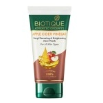 Biotique Apple Cider Vinegar Deep Cleansing Facial Wash, all Skin Types Face Wash, 150ml