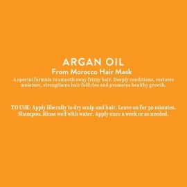 Biotique Argan Oil Hair Mask from Morocco (Ideal for Frizz -Free and Stronger Hair), 175g