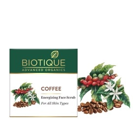Biotique Coffee Energizing Face Srcub, for all Skin Types, 50g