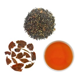 Gopaldhara Darjeeling Tea High Mountain Smoky Lapsang Souchong 125g Tin Can - (Regular Series) FTGFOP1 Muscatel Black Tea Blended with Pinewood Smoke