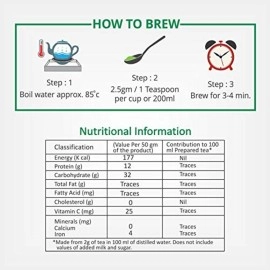 Gopaldhara Darjeeling Tea High Mountain Smoky Lapsang Souchong 125g Tin Can - (Regular Series) FTGFOP1 Muscatel Black Tea Blended with Pinewood Smoke