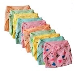 CUTEABLY New Born Baby Cloth Diapers Langot Washable Reusable Nappies (0-6 Months, Pack of 12)