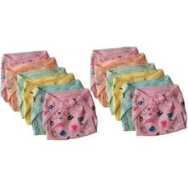 CUTEABLY New Born Baby Cloth Diapers Langot Washable Reusable Nappies (0-6 Months, Pack of 12)