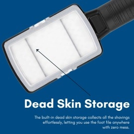 Beaut Secrets Foot Rasp Foot File And Callus Remover Pedicure Tool Remove Hard Skin, Black