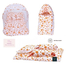 Fareto Just Born Baby Girl & Boy Daily Essential Hospital Kit All in One(Pack of 57 Items)(0-3 Months)(Unisex), Multicolor