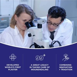 Hansaplast Soft Fixation Tape for Wound Dressing | 2.5cm X 9mtr | 12 Pieces | Skin Friendly |Strong Adhesion | Micropore Tape | Easy to Tear | Germany\'s No. 1 Brand | Latex Free