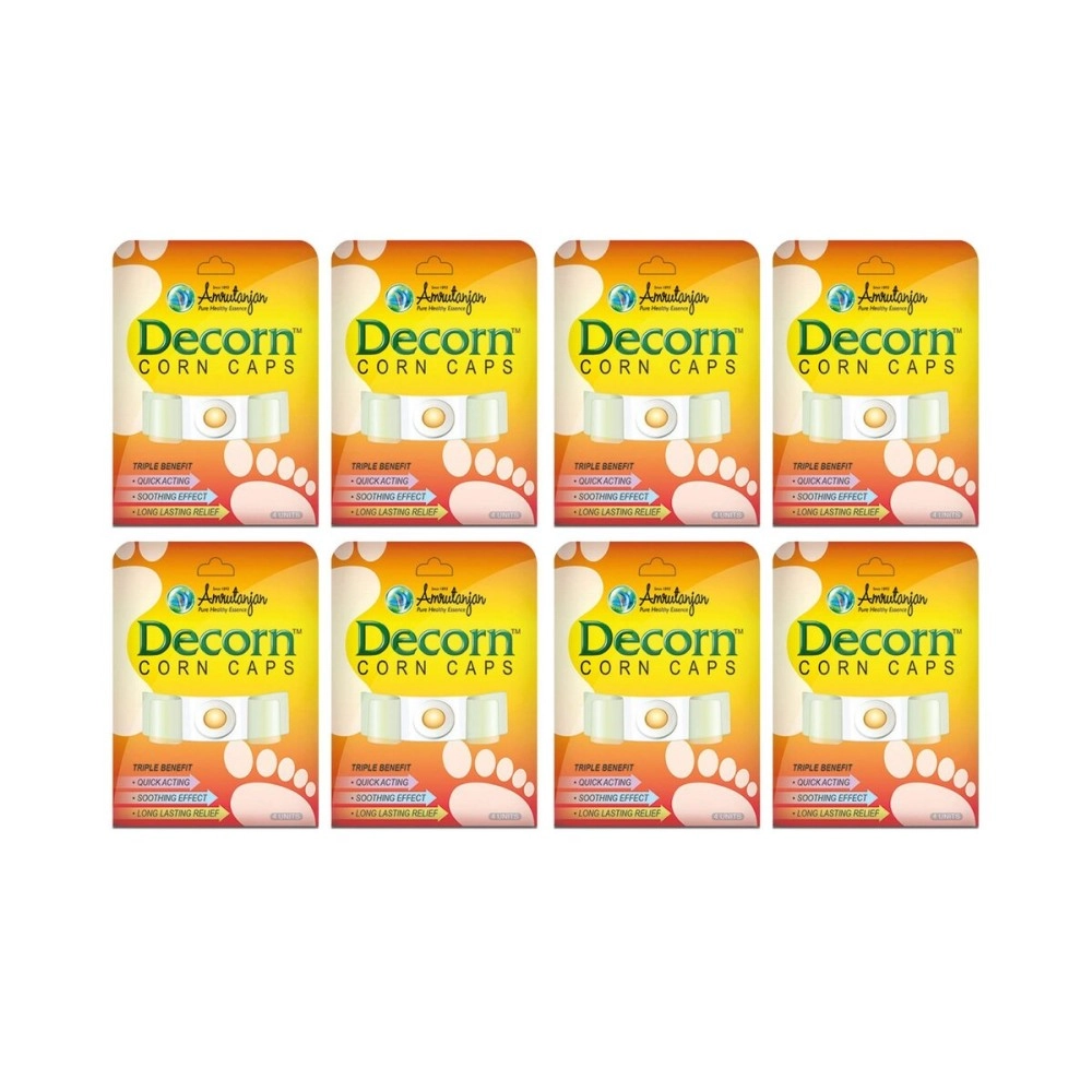 AMRUTANJAN DECORN CORN CAPS - PACK OF 10
