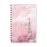 ESCAPER Pink Eiffel Tower Paris (Ruled - A5 Size, 5.5 x 8.5 inch) Designer Notebook, Journal, Notebook, Notepad