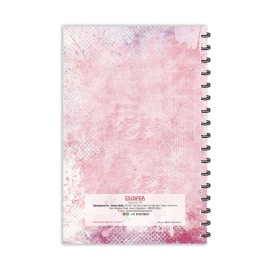 ESCAPER Pink Eiffel Tower Paris (Ruled - A5 Size, 5.5 x 8.5 inch) Designer Notebook, Journal, Notebook, Notepad