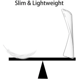 MOCA Soft Silicone TPU Back Cover case for iPad Air 2 A1566 A1567 (2014 Launched) iPad Back Cover case