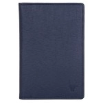 Wildhorn Leather Unisex Passport Wallet (Blue Safiano)