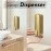 Bath Guru Multipurpose Soap Dispenser Wall Mounted ABS Shampoo Lotion Sanitizer Dispenser for Bathroom (350 Ml, Smart Gold)(Plastic)