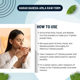 BrijBooti Mahavir Harad, Baheda and Amla (100g Each)