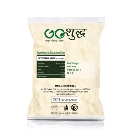 Goshudh Soyabean Atta (Soyabean Flour)-500gm (Pack of 1)