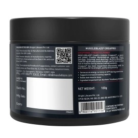 MuscleBlaze CreaPRO Creatine with Creapure Powder from Germany, Pack of 100 gms, Unflavoured