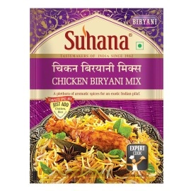 Suhana Combo of 6 (Butter Chicken - 2 + Chicken Gravy Mix - 2 + Chicken Biryani Mix - 2) Easy to Cook | Spice Mix