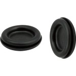 GLOBOMOTIVE Premium Blanking Closed Rubber Grommets (20 Pcs, 12 mm)