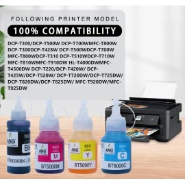 ANG Brother Printer Ink for DCP-T420W, T510W, T520W, T820DW, T920DW - Original Ink Bottles