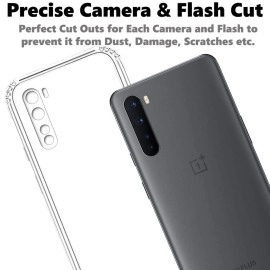 Tough Lee Back Cover for Oneplus Nord (Thermoplastic Polyurethane_Transparent)