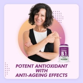 HealthyHey Nutrition Vitamin B1 Thiamine -120 Veg Capsules