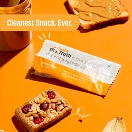 The Whole Truth - Protein Bars | Peanut Butter | Pack of 6 x 52g each | No Preservatives | No Artificial Sweeteners | No Gluten or Soy | All Natural Ingredients