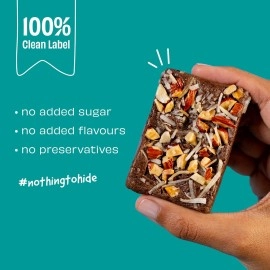 The Whole Truth - Protein Bars - Coconut Cocoa - Pack of 6 (6 x 52g) - No Added Sugar - All Natural
