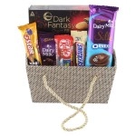 Astonished Retail Dairy Milk Silk Oreo with Designer Jute Basket | Chocolate Gift Hamper for Rakhi, Diwali, Christmas, Birthday, Anniversary, Holi, New Year, Valentines Day, 1