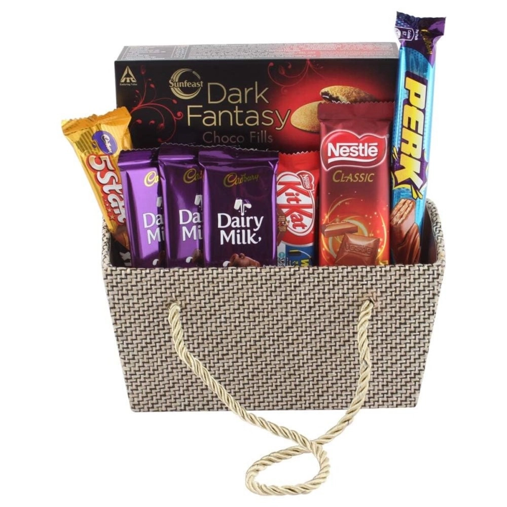 Astonished Retail Assoretd Chocolates Gift Hamper for Wedding Surprise | Chocolate Gift Hamper for Rakhi, Birthday, Christmas, Diwali, Holi, New Year, Anniversary, 1