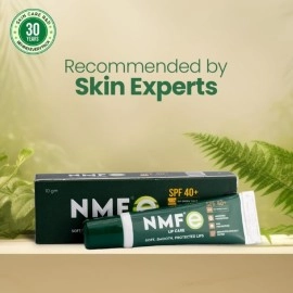 NMF-E Moisturising Lip Care 10 Gm | Lip balm | Spf40+ For Dry And Chapped Lips | Aloe Vera & Vitamin E | Protects lips from dryness & sun damage | Dermatologically Tested