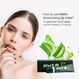 NMF-E Moisturising Lip Care 10 Gm | Lip balm | Spf40+ For Dry And Chapped Lips | Aloe Vera & Vitamin E | Protects lips from dryness & sun damage | Dermatologically Tested