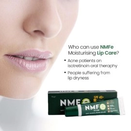NMF-E Moisturising Lip Care 10 Gm | Lip balm | Spf40+ For Dry And Chapped Lips | Aloe Vera & Vitamin E | Protects lips from dryness & sun damage | Dermatologically Tested