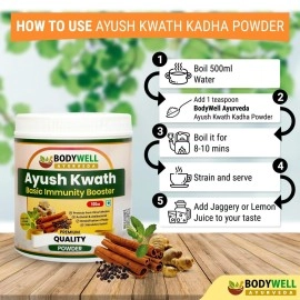 BODYWELL Ayush Kwath Kadha | Support for All Age Groups | 100 gm