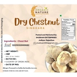 Organic Nature Dry Singhara Chestnut (Pack of 1000 Gram)?