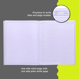 YOUVA Navneet | Hard Bound | Combined Practical Book | 22x28 cm | 1 Ruled / 1 Plain | 96 Pages | Pack of 3