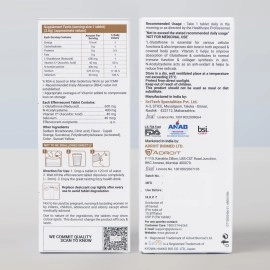 Glutone 1000 Setria L-Glutathione Tablets for Radiant & Clear Skin | 600mg Premium L-Glutathione & Vitamin C | Skin glow Brightening Supplement | 15 Effervescent Tablets | Orange Flavor (Pack of 2)