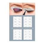 S.A.V.I 32 Styles 4 Sheets Eye Makeup Quick Eyeliner Eye-shadow Stencil Stickies For Women