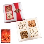 SFU E Com Premium Dry Fruit Gift Box Hamper for Diwali, Christmas, Holi, New Year with Greeting Card, 16