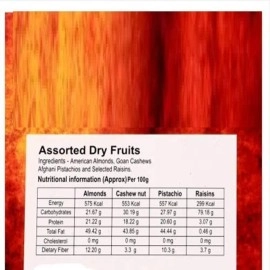 SFU E Com Premium Dry Fruit Gift Box Hamper for Diwali, Christmas, Holi, New Year with Greeting Card, 16