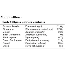 Way2Herbal Turmeric Latte/Haldi Milk Powder | Golden Turmeric Latte Mix - 100 gms
