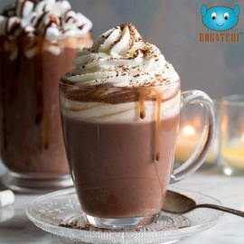 BOGATCHI Dark Drinking Chocolate Powder, Raw - No Sugar - Vegan - Gluten Free- Keto Chocolate, Dark Unsweetened Drinking Cocoa Powder, 200g , Free Measuring Spoon