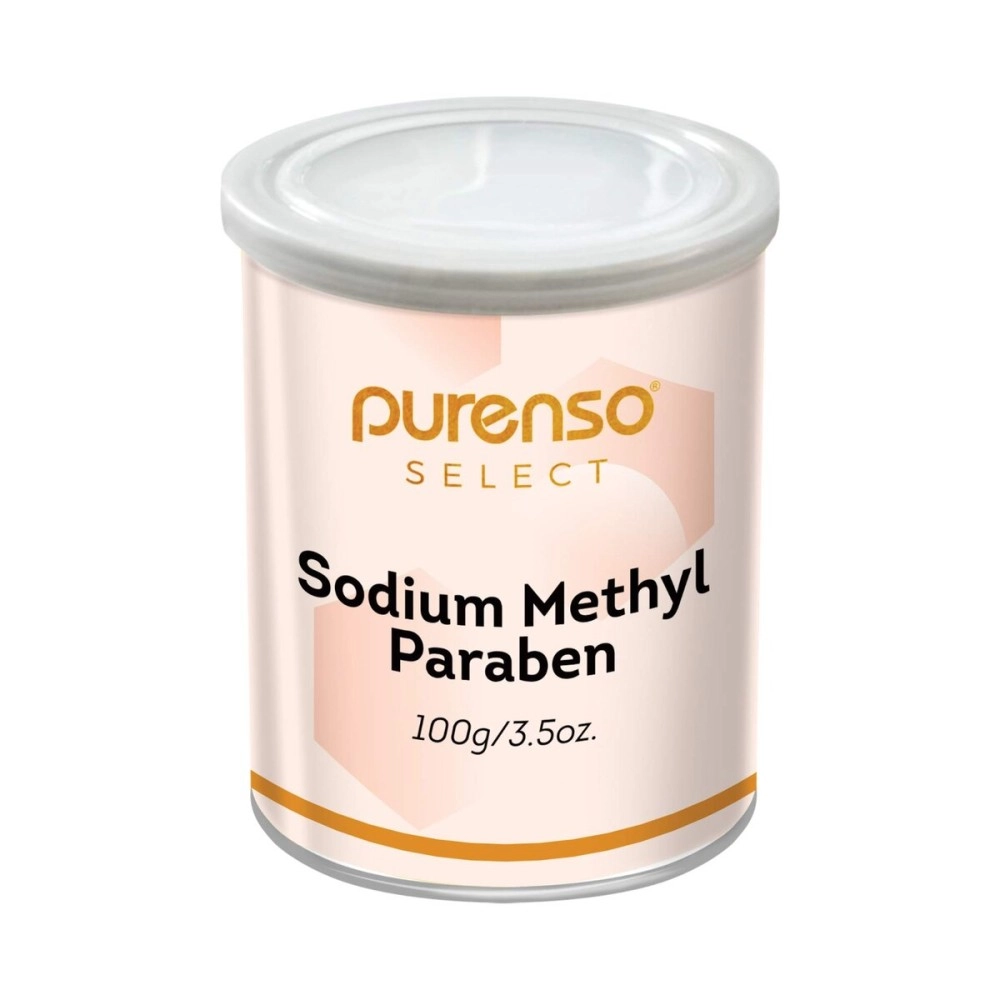 Purenso Select - Sodium Methyl Paraben, 100g I DIY Making Shampoo, Cosmetics, Moisturizer, Lotion, Personal Care