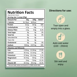 GREEN PROTEIN Pea Protein Isolate Powder, Vegan Plant Protein, 15gm Protein Per Serving, No Added Sugar, 100% Vegan, Soy Free, Dairy Free, Allergen Free, Berry Blast Flavor, Pack Of 12, 23 gm each