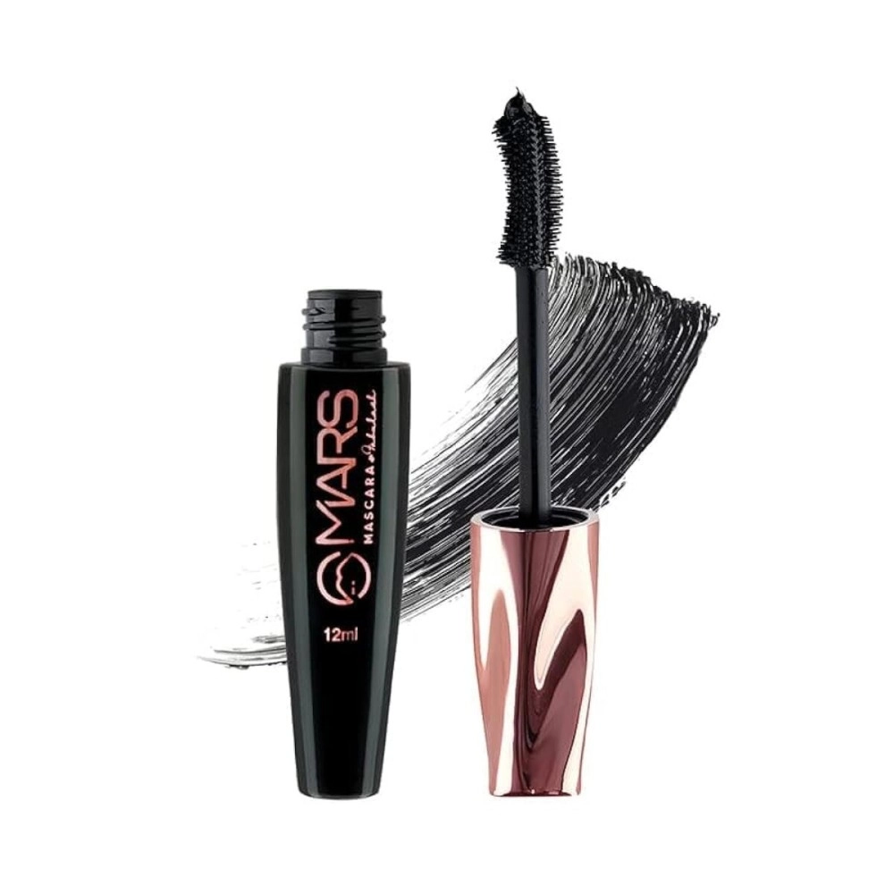 MARS Ultra Curl Long lasting Mascara For Women 12 ml (Jet black)