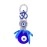 DT DECTONE Evil Eye OM Design Blue Pendant Decoration | Lucky Hanging Ornament Amulet for Car, Home and Office | Protection and Blessing Nazar Battu (1 OM)