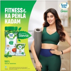 Sugar Free Green Stevia Pouch 400 g |100% Plant based Natural Sweetener | Equivalent to Sweetness from 1Kg Sugar | 100% Natural Stevia leaves| Sweet like Sugar but with zero calories