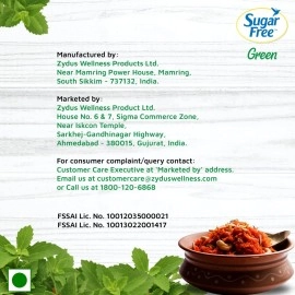 Sugar Free Green Stevia Pouch 400 g |100% Plant based Natural Sweetener | Equivalent to Sweetness from 1Kg Sugar | 100% Natural Stevia leaves| Sweet like Sugar but with zero calories