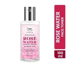 TNW-THE NATURAL WASH Steam Distilled Rose Water 100 ML and Vitamin C Face Serum (Alcohol/Sulphate/Paraben-Free)