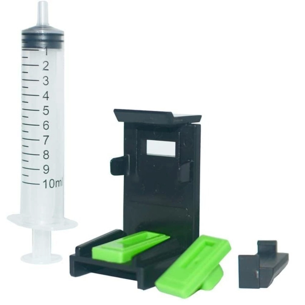 ANG for H.p. Ink Suction Tool Refill KIT for Printer Cartridge Cleaning 803 805 662 680 702 703 704 801 802 818 850 851 854 857 860 861 900 901 etc. for Both Black and Color Cartridge with Syringe
